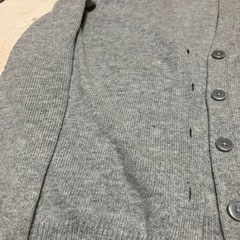 ユニクロ　レディースM ウール65% グレーの画像