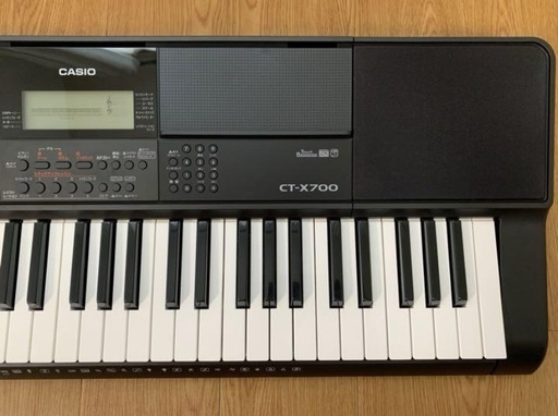 【受け渡し予定者決まりました】CASIO CT-X700 電子キーボード スタンド付き　61鍵盤　 
