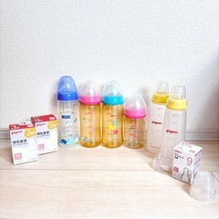 ⭐️新品あり⭐️ プラ製 哺乳瓶 セット Pigeon NUK ...