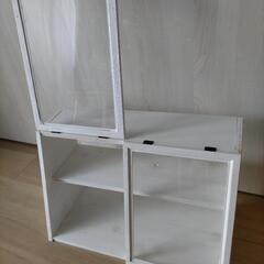 カウンター収納棚 ショーケース