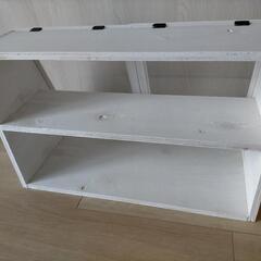 カウンター収納棚 ショーケースの画像