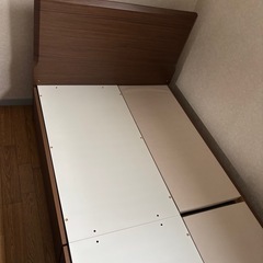 ニトリ シングルベッドの画像