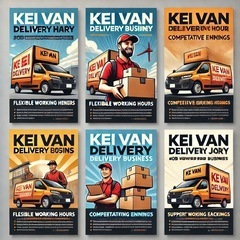 軽貨物・宅配ドライバー大募集！🚛📦【未経験OK・高収入可・勤務地自由・即日スタートの画像