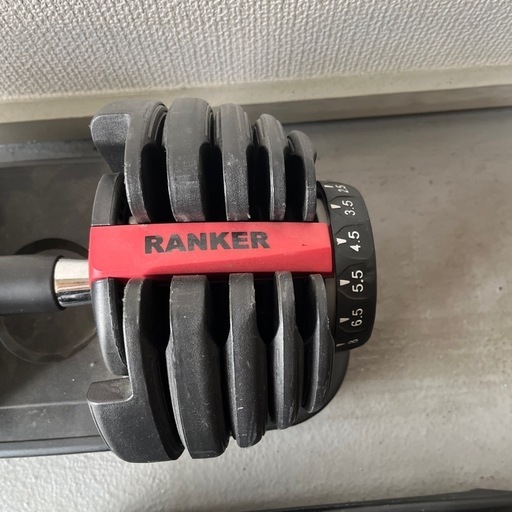 可変式ダンベル24kg×2 RANKER 美品RANKER 可変式ダンベル 24Kg