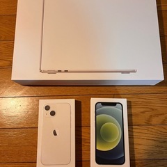 iPhone&MacBook airの箱