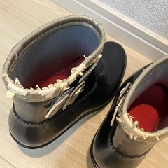 【今月末で処分します】レインブーツ　ネイビー　Sサイズの画像