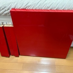 IKEAテーブル（赤）