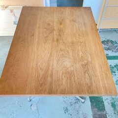 【greeniche】カフェテーブル　一本脚　W80cmxD60cm オークの画像