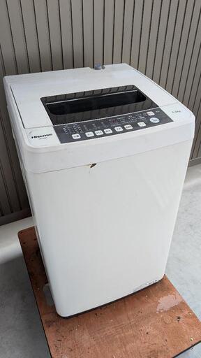 【分解清掃済】2019年製 ハイセンス 洗濯機