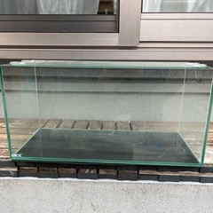 GEX 45㎝スリム水槽 ふちなし ガラス蓋ありの画像
