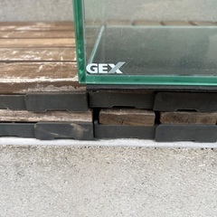 GEX 45㎝スリム水槽 ふちなし ガラス蓋ありの画像