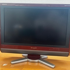 【差し上げます】SHARP AQUOS 20型液晶テレビ LC-...