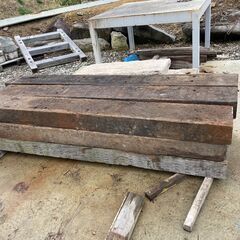 枕木　ガーデニング