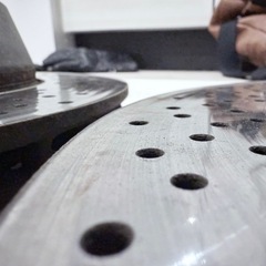 ポルシェ 986 ボクスターS リア　ブレーキローター　ブレーキパッドの画像