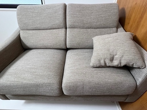 グレーの布製オットマン(Nポケット DR-BE) 新 発売Furniture / Interior - グレーの布製オットマン(N