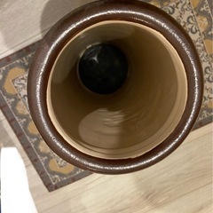 傘立て　陶器　インテリア雑貨の画像