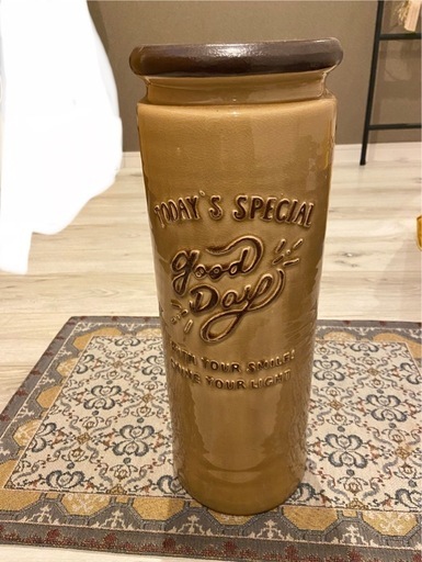 傘立て　陶器　インテリア雑貨