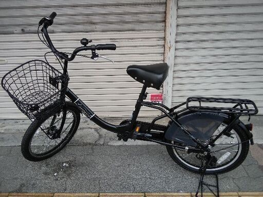 Limini[リミニ]20吋 コンパクト自転車 内装3段/LEDオート(ブラック)