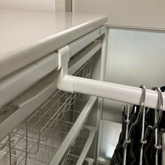 【バラ売りOK】IKEA イケア ALGOT(アルゴート) JONAXEL(ヨナクセル)ホワイト  ハンガー・4段ラック  廃盤の画像