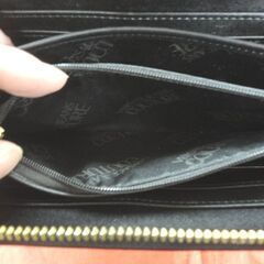 ヴェルサーチ ジーンズ 長財布 バロック ラウンドファスナー ブラック VERSACE JEANS 札幌 西岡店の画像