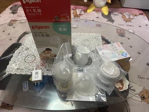 ピジョン 母乳アシスト さく乳器 電動handy fit