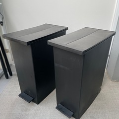 【2個セット】KEYUCA 両開きダストボックス L（27L） ...