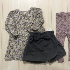 お譲り先決定　12点　90 女の子　まとめ売り　ボトムス多めの画像