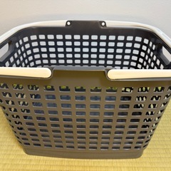 【美品】カインズ　高さが変えられる腰らくバスケット グレーの画像