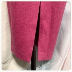 ꒰eimy istoire꒱タイト スリット セミロングスカート青みピンク秋冬の画像