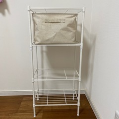 帆布バスケット スチールラック(収納家具)の中古が安い！激安で