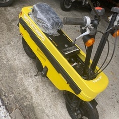 モトコンポ　人気のイエロー　未登録車の画像