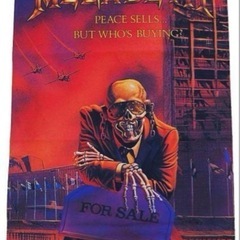 メガデス・MEGADETH・PEACE SELLS・布ポスター