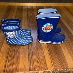 長靴　ドラえもん　アンパンマン  14cm  16cm