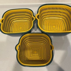 ボウルとザルセットの画像