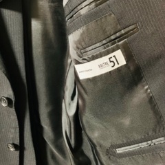 ABITRE 51 ブラックビジネススーツ　新生活の画像