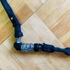 ABUS ダイヤル式チェーンロック ブラック　自転車　鍵の画像