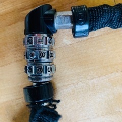 ABUS ダイヤル式チェーンロック ブラック　自転車　鍵の画像