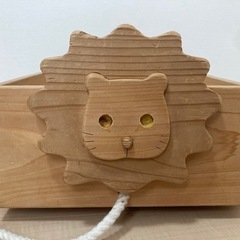 どうぶつ箱車　ライオン　木遊舎の画像
