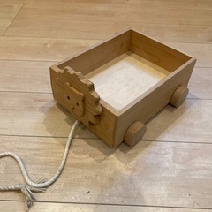 どうぶつ箱車　ライオン　木遊舎の画像