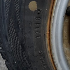 ホンダ純正鉄ホイール145R12スタッドレスセットの画像