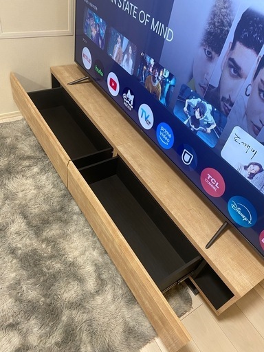 TCL 液晶テレビ　75型　テレビ台セット　　　　　 TCL 液晶テレビ 75型 テレビ台セット