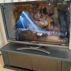 AQUOS　Digital HI-Vision　40型　＋　テレビ台の画像