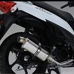 アドレス110 社外マフラー