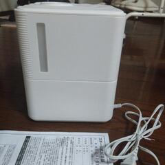 山善スチーム式加湿器(説明書付き)の画像