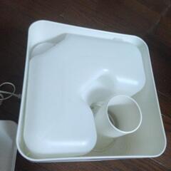 山善スチーム式加湿器(説明書付き)の画像