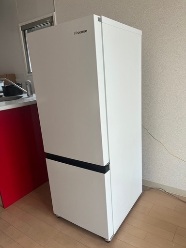 【引取り限定】ハイセンス冷蔵庫　動作確認・清掃、除菌済み