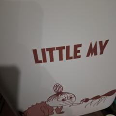 LITTLE  MY  &　ムーミン、スナフキン　マルチバスケット　白の画像