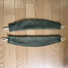 美品✨ニトリカーテン 100x190 2枚 遮光1級 防火 遮熱 グリーンの画像