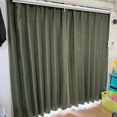 美品✨ニトリカーテン 100x190 2枚 遮光1級 防火 遮熱...