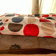 ※決定済み🙇布団セット　かけ布団・しき布団・布団カバー(希望者) 合繊かけ布団2枚合わせの画像